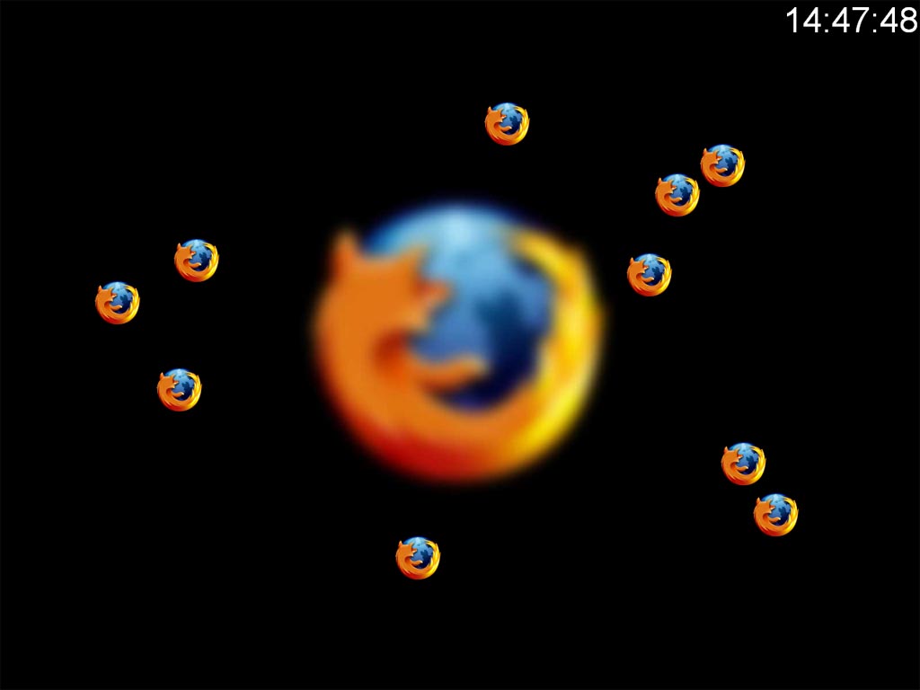 Screenshot of MyFireFox.co.uk screensaver 1.0